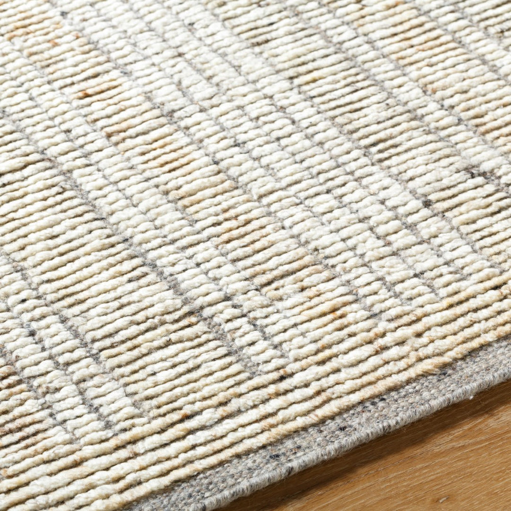 Surya Samarkand 10' X 14' Hand Knotted Wool Rug - Cozy Cottage Charm For Your Home Décor Needs! Ivory Wool Smd2300-810