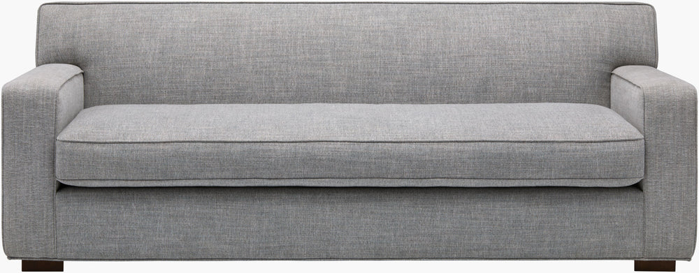 Surya Smith Sofa - Modern Minimalist Design, Durable Upholstery & Plush Comfort For Chic Living Spaces Base, Brown Polyester,Poplar,Plywood,Rubber Wood,Polyurethane Foam,Duck Feathers Smh-001