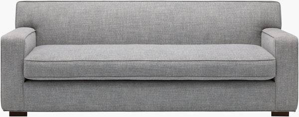 Surya Smith Sofa - Modern Minimalist Design, Durable Upholstery & Plush Comfort For Chic Living Spaces Base, Brown Polyester,Poplar,Plywood,Rubber Wood,Polyurethane Foam,Duck Feathers Smh-001