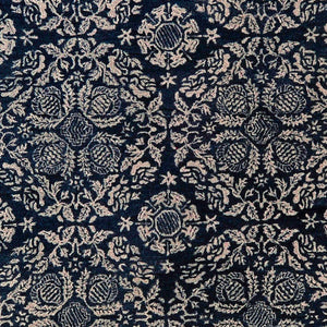 Surya Smithson Handmade 2' X 3' Rug – Luxurious New Zealand Wool, Soft Comfort, Ideal For High Traffic Areas Dark Blue Nz Wool Smi2112-23