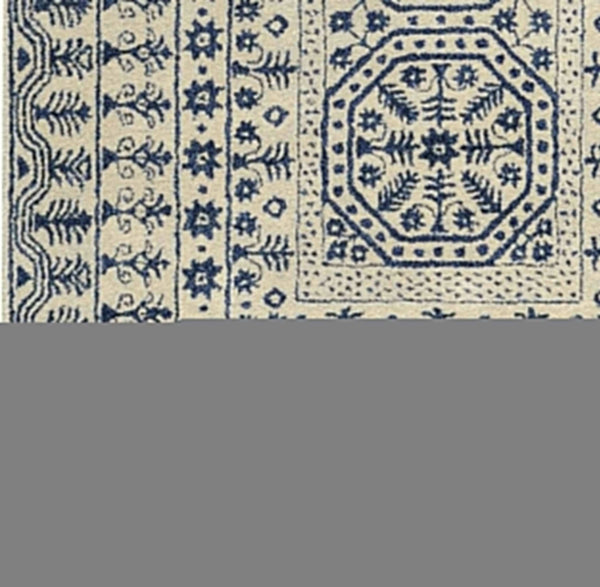 Surya Smithson Handmade 2' X 3' Rug – Luxurious New Zealand Wool, Soft Comfort, Ideal For High Traffic Areas Blue Nz Wool Smi2113-23