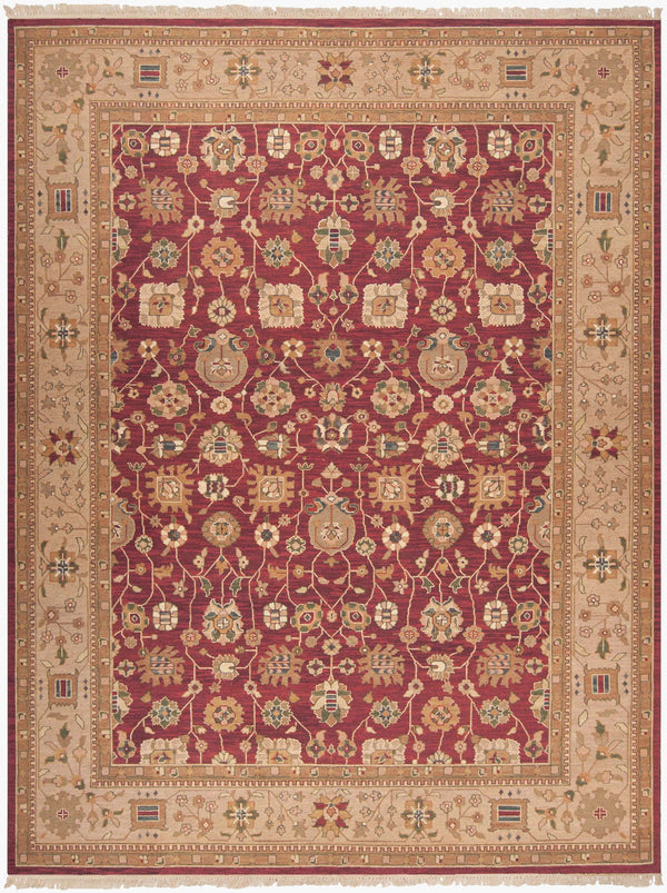 Surya Soumek Hand-made 2' X 3' Elegant New Zealand Wool Rug - Timeless Style For Your Home Décor  Nz Wool Smk54-23
