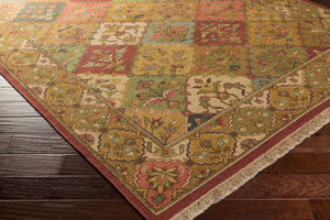 Surya Soumek Hand-made 2' X 3' Elegant New Zealand Wool Rug - Timeless Style For Your Home Décor  Nz Wool Smk57-1014
