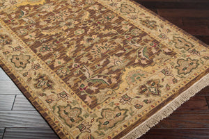 Surya Soumek Hand-made 2' X 3' Elegant New Zealand Wool Rug - Timeless Style For Your Home Décor  Nz Wool Smk59-912