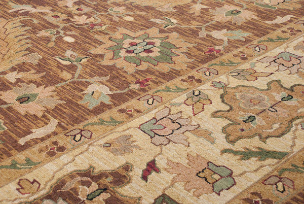 Surya Soumek Hand-made 2' X 3' Elegant New Zealand Wool Rug - Timeless Style For Your Home Décor  Nz Wool Smk59-912