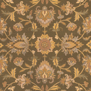 Surya Soumek Hand-made 2' X 3' Elegant New Zealand Wool Rug - Timeless Style For Your Home Décor Tan Nz Wool Smk74-23