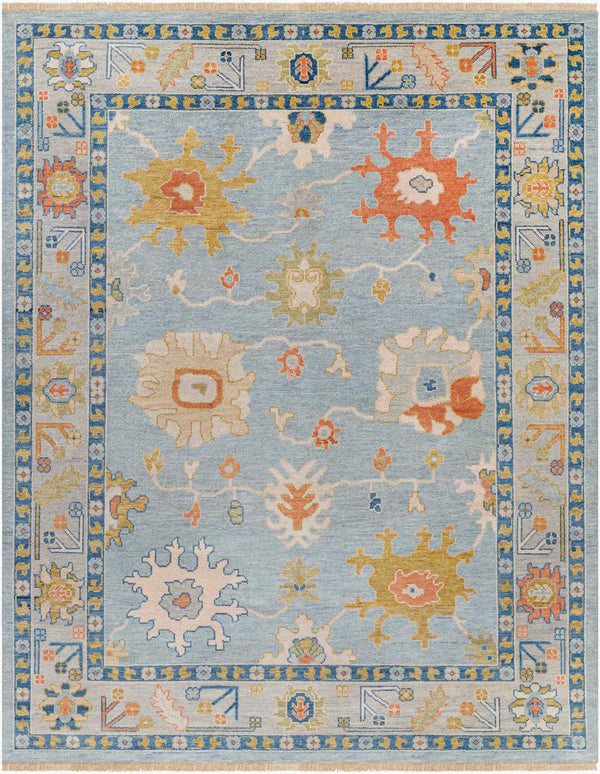 Surya Sumela Hand-made 2' X 3' Wool Rug – Luxurious, Elegant Design With Timeless Craftsmanship & Softness Sage Wool Sml2300-23