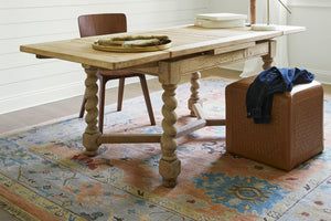 Surya Sumela Hand-made 2' X 3' Wool Rug – Luxurious, Elegant Design With Timeless Craftsmanship & Softness Peach Wool Sml2301-69