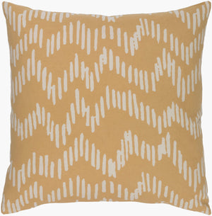 Surya Somerset 18"X18" Cotton Accent Pillow - Elegant Modern Design For Cozy Living Room Or Bedroom Decor Beige Cotton Sms014-2222