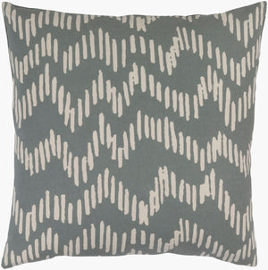 Surya Somerset 18"X18" Cotton Accent Pillow - Elegant Modern Design For Cozy Living Room Or Bedroom Decor Beige Cotton Sms015-2020