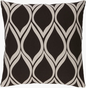 Surya Somerset Woven Cotton Accent Pillow Modern Textured Square Decor for Sofa or Bed SMS020-2222P
