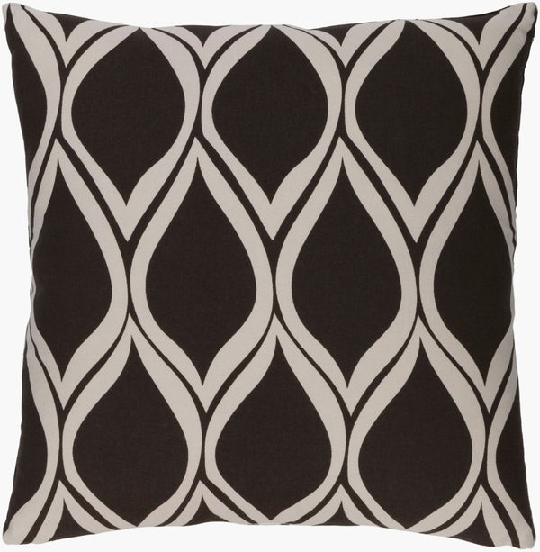 Surya Somerset Woven Cotton Accent Pillow Modern Textured Square Sofa and Bedroom Decor SMS020-2222