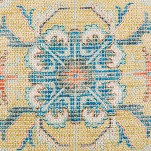 Surya Samsun 18" Bohemian Accent Pillow - Soft Cotton Blend For Chic Home Decor, Spot Clean Only Yellow Cotton,Polyester,Cotton Smu001-1818p