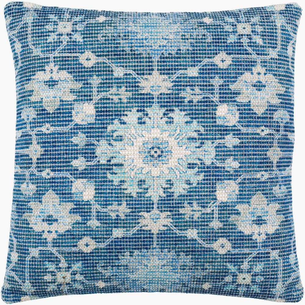 Surya Samsun Bohemian Global Square Accent Pillow Handcrafted Textured Cotton Blend Sofa Decor SMU002-2020D