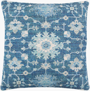 Surya Samsun Bohemian Global Square Accent Pillow Handcrafted Textured Cotton Sofa Decor SMU002-2020P