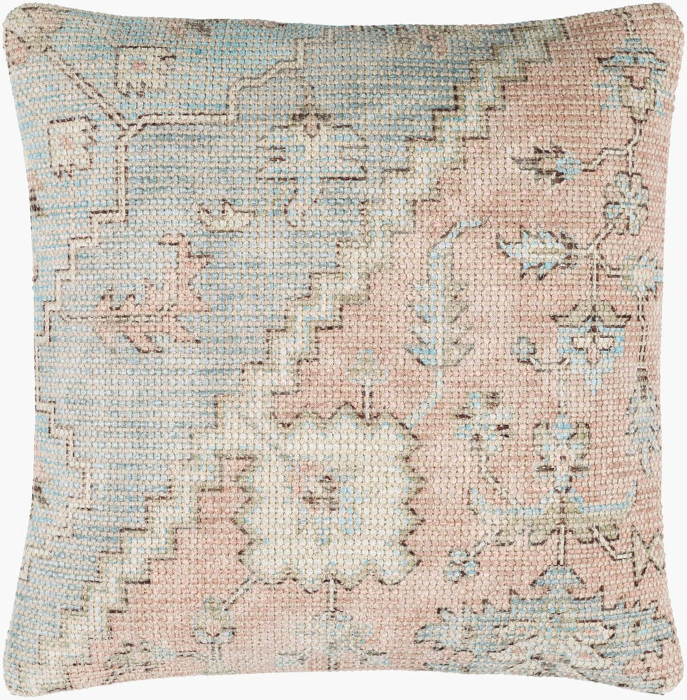 Livabliss Samsun Artisan Cotton Blend Square Throw Pillow Traditional Pattern Sofa Accent SMU004-1818D