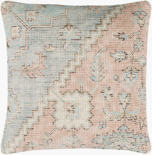 Livabliss Samsun Artisan Cotton Blend Square Throw Pillow Traditional Pattern Sofa Accent SMU004-1818D