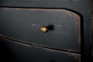 Hooker Furniture Ciao Ciao Bella Two-Drawer Nightstand In Distressed Black With Cedar-Lined Storage And Usb Charging 5805-90016-99