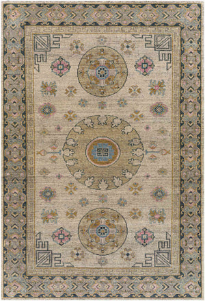 Surya Smyrna Handmade 10' X 14' Luxury Rug - Timeless Elegance In Low Pile Wool, Ideal For Cozy Spaces Medium Green Wool Smy2301-23
