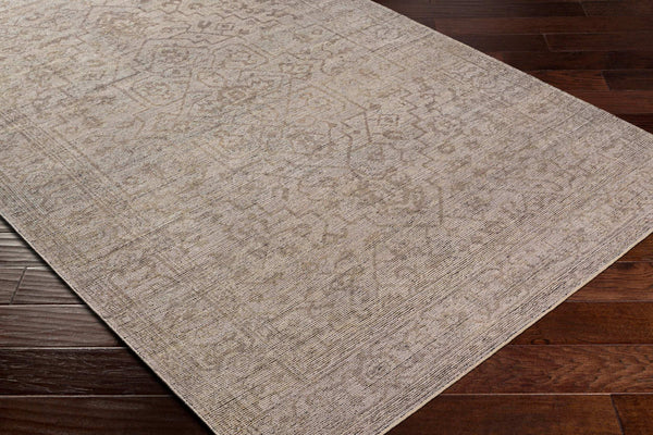 Surya Smyrna Handmade 10' X 14' Luxury Rug - Timeless Elegance In Low Pile Wool, Ideal For Cozy Spaces Charcoal Wool Smy2302-23
