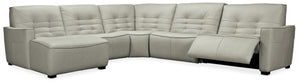 Hooker Furniture Reaux 5-Piece LAF Chaise Sectional w/2 Power Recliners SS555-G5LC-095 SS555-G5LC-095