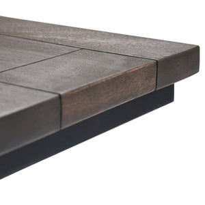 English Elm Skyler C Side Table - Versatile Walnut Brown Accent Table With C-Shape Design For Modern Spaces B136P158246-GIGA