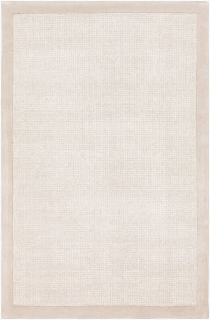 Livabliss Siena Hand Tufted Wool Area Rug Neutral Tone Medium Pile for Living Room Floors Light Gray, Cre 6' x 9' SNA2301-69