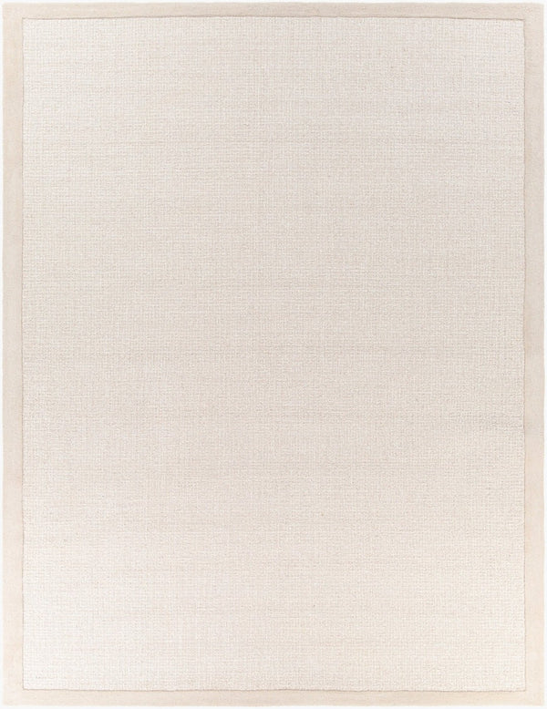 Livabliss Siena Hand Tufted Wool Area Rug Neutral Tone Medium Pile for Living Room Floors Light Gray, Cre 8' x 10' SNA2301-810