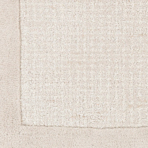 Livabliss Siena Hand Tufted Wool Area Rug Neutral Tone Medium Pile for Living Room Floors Light Gray, Cre 2' x 3' SNA2301-23