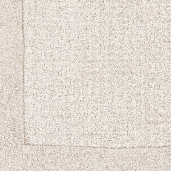Livabliss Siena Hand Tufted Wool Area Rug Neutral Tone Medium Pile for Living Room Floors Light Gray, Cre 2' x 3' SNA2301-23
