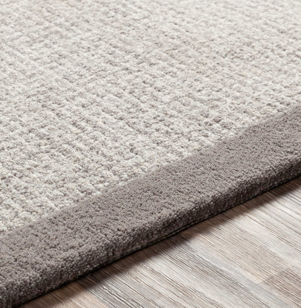 Surya Siena Handmade 2' X 3' Wool Rug - Cozy Medium-pile Design For Modern Living Rooms & Bedrooms Gray Wool Sna2302-23
