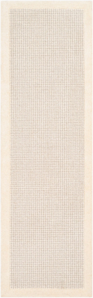 Livabliss Siena Hand Tufted Wool Area Rug Neutral Tones for Living Room or Bedroom Cream, Light Gr 2'6" x 8' SNA2305-268