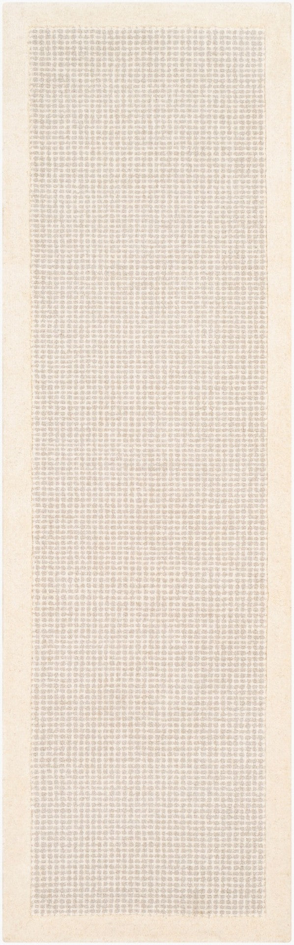 Livabliss Siena Hand Tufted Wool Area Rug Neutral Tones for Living Room or Bedroom Cream, Light Gr 2'6" x 8' SNA2305-268