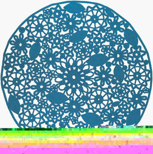 Surya Sanibel 8' X 8' Handmade Rug - Durable, Modern Decor Perfect For Effortless Style In Any Space Blue Polypropylene,Polyester,Viscose Snb4015-8rd