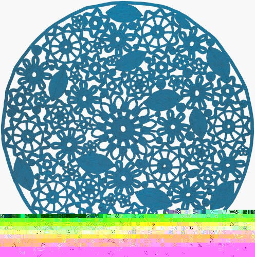 Surya Sanibel 8' X 8' Handmade Rug - Durable, Modern Decor Perfect For Effortless Style In Any Space Blue Polypropylene,Polyester,Viscose Snb4015-8rd