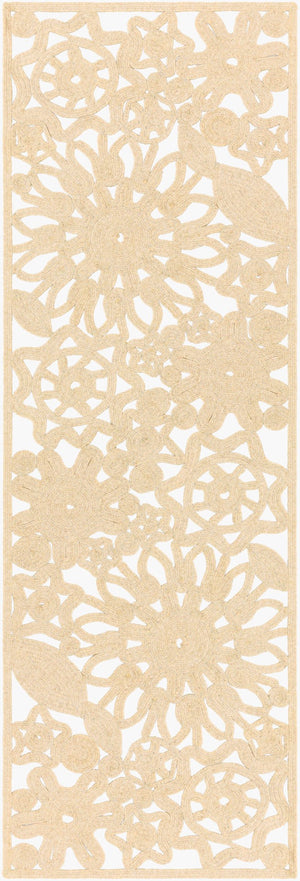 Surya Sanibel 8' X 8' Handmade Rug - Durable, Modern Decor Perfect For Effortless Style In Any Space Beige Polypropylene,Polyester,Viscose Snb4020-268