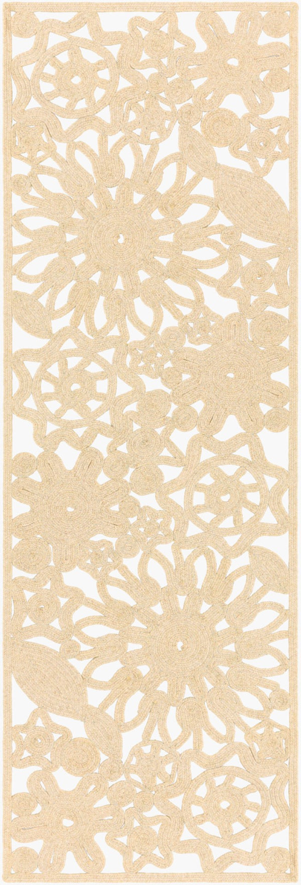 Surya Sanibel 8' X 8' Handmade Rug - Durable, Modern Decor Perfect For Effortless Style In Any Space Beige Polypropylene,Polyester,Viscose Snb4020-268