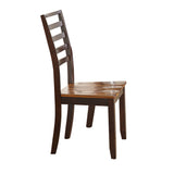 Steve Silver Ladder Back Side Chairs, Cordovan Cherry Finish, Set of 2 - Comfortable & Stylish for Farmhouse or Modern Styles