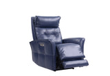 Parker House Parker Living Gershwin - Verona Royal Blue - Powered By Freemot Zero Gravity Power Recliner Verona Royal Blue Top Grain Leather with Match (X) MGER#812PHZ-P25-VRB