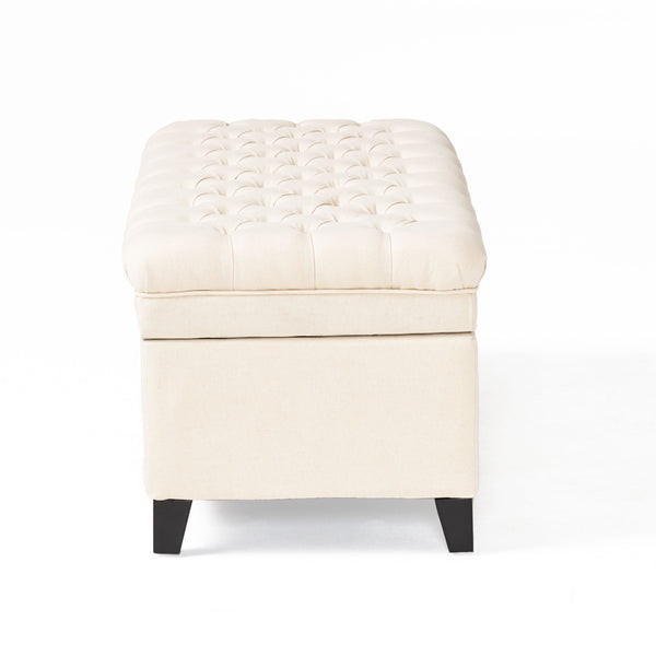 English Elm Juliana Rectangular Storage Ottoman Upholstered Lift Top for Living Room Seating 57741.00