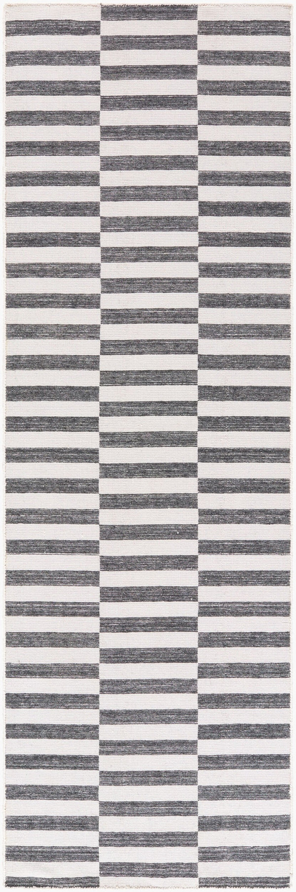 Surya Sonia Handmade 2' X 3' Eco-friendly Rug - Stylish, Durable, Hand-loomed Design For Any Room Decor Charcoal Recycled Pet Yarn Sni2300-268