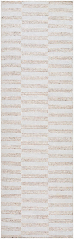 Surya Sonia Handmade 2' X 3' Eco-friendly Rug - Stylish, Durable, Hand-loomed Design For Any Room Decor Ivory Recycled Pet Yarn Sni2302-268