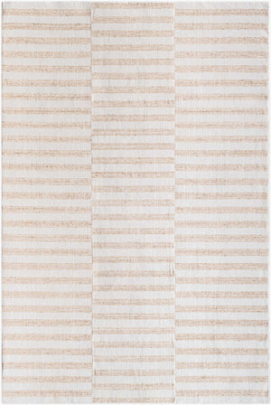 Surya Sonia Handmade 2' X 3' Eco-friendly Rug - Stylish, Durable, Hand-loomed Design For Any Room Decor Ivory Recycled Pet Yarn Sni2302-23