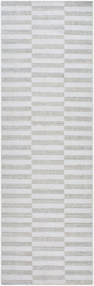 Surya Sonia Handmade 2' X 3' Eco-friendly Rug - Stylish, Durable, Hand-loomed Design For Any Room Decor Ivory Recycled Pet Yarn Sni2303-268