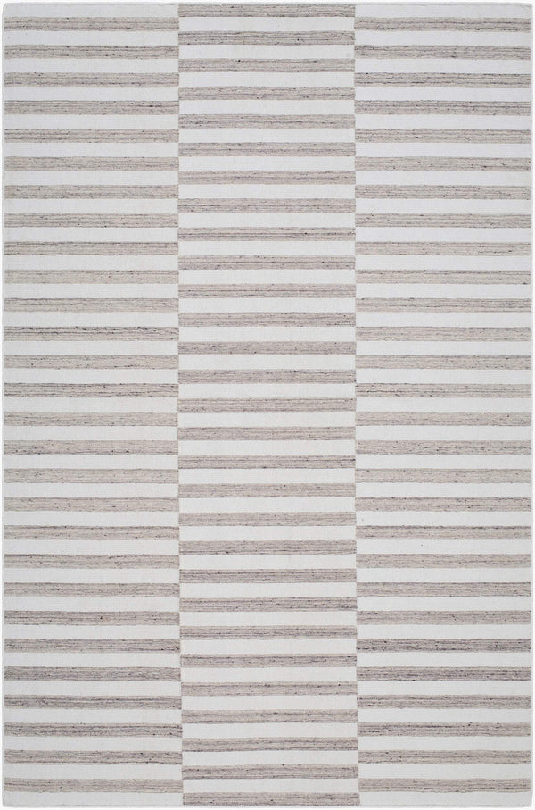 Surya Sonia Handmade 2' X 3' Eco-friendly Rug - Stylish, Durable, Hand-loomed Design For Any Room Decor Ivory Recycled Pet Yarn Sni2304-576
