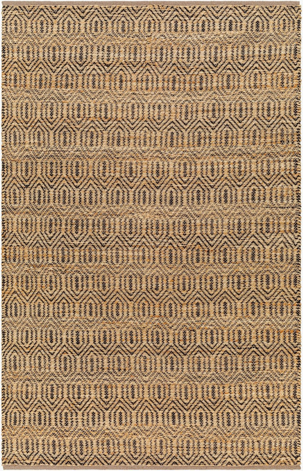Livabliss Selanik Handwoven Cotton Jute Flatweave Runner Rug for Hallways and Entryways Mustard, Amber 9' x 12' SNK2300-912