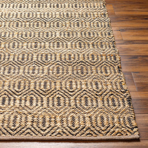 Livabliss Selanik Handwoven Cotton Jute Flatweave Runner Rug for Hallways and Entryways Mustard, Amber 9' x 12' SNK2300-912