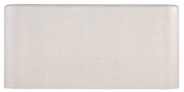 Hooker Furniture Melange Julip Accent Chest With Linen-Wrapped Finish, Acrylic Legs & Chrome Jewelry Pulls, 3 Self-Closing Drawers Whites/Creams/Beiges 628-50205-05