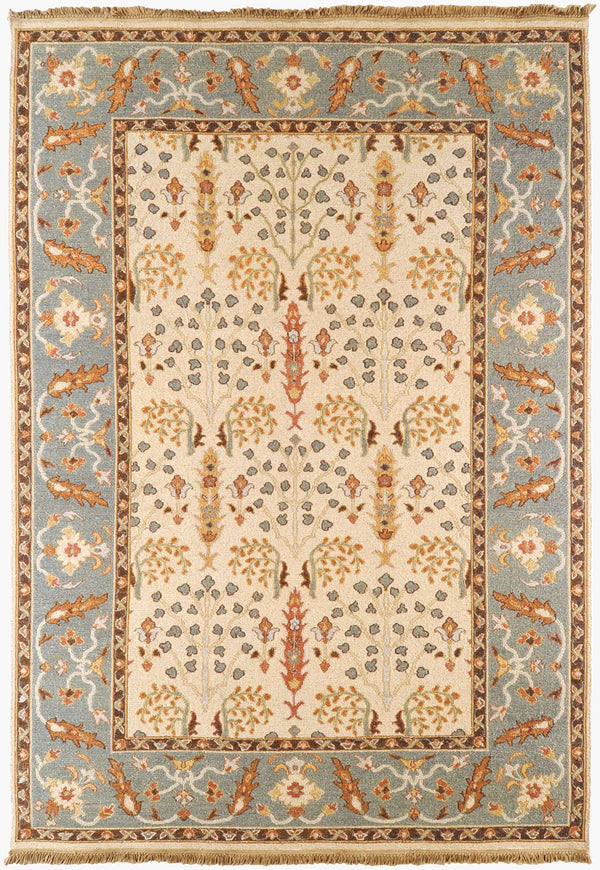 Surya Sonoma 6' X 9' Handmade New Zealand Wool Rug - Durable, Cozy, Exotic Touch For Any Room Decor Light Beige Nz Wool Snm9008-23