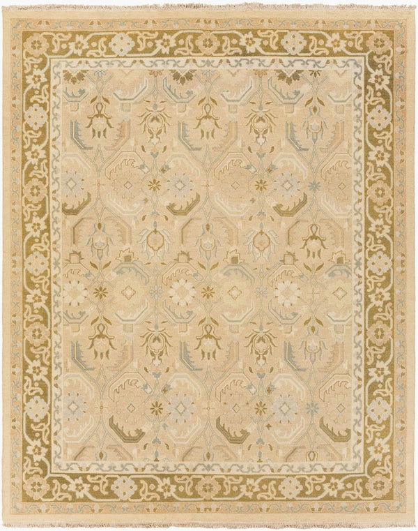 Surya Sonoma 6' X 9' Handmade New Zealand Wool Rug - Durable, Cozy, Exotic Touch For Any Room Decor Tan Nz Wool Snm9038-23